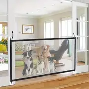 Dog Gate for Stairs, Pet Gates for The House, Dogs Screen Mesh Gate for Doorways Stairways Indoor Safety, 110 x 72 cm