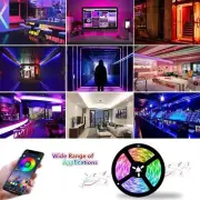 5/10/15/20M LED Strip Lights RGB Wifi 24Key Remote Control Flexible Lamps Home