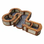 WarLock Tiles Expansion Pack - Town & Village Angles & Curves