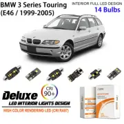 14 Bulbs LED Interior Light Kit White Light Bulbs for BMW 3 Series E46 Touring (for: BMW)