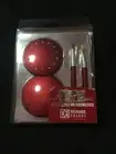 BNIP DESIGNER BRANDS DB SET OF MAKE UP BRUSHES + COMPACT MIRROR UNWANTED GIFT