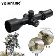 Visionking 3-12x42 FFP Rifle Scope Mil dot 30 mm Tube Shooting Sight Hunting