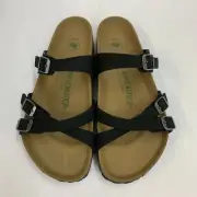Birkenstock New w/ Box Franca Black Birkibuc Vegan Regular Width- Select Size