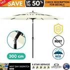 Garden Parasol 3m Outdoor Patio Umbrella Sun Shade with Tilt Crank Sunshade