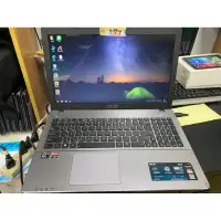 在飛比找蝦皮購物優惠-華碩 14吋筆電 Asus K550D 四核 A10-575