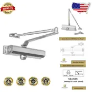 Size 4 Hydraulic Automatic Door Closer for Interior & Lightweight Exterior Use