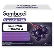 Sambucol Cold And Flu | 24 Capsules