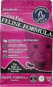 Annamaet Grain-Free Chicken & Fish Formula Dry Cat Food 4 Pounds