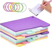 Operitacx 300sheets Ruled Flash Cards Lined Index Cards Ring Binders for Memory Vocabulary