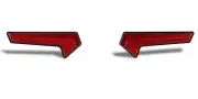Polaris RZR Turbo "S" Sportsman 850 1000 XP Taillights (PAIR) 2413429 2414013