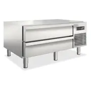 Baron 2/1Gn Two Drawer Refrigerated Base - Under Bench Fridges (SI-BR912-TNN) - BR912-TNN-SI