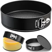 9 Inch Springform Pan, Non-stick Spring Form Cake Pan with Removable Bottom, Rou