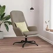 Relaxing Chair, Comfy Light Grey Velvet Chairs for Living Room, Bedroom Reading, Gaming, Recliner Furniture, 360° Swivel for Lazy Lounge Spaces
