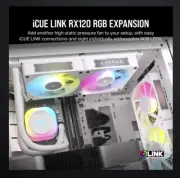 Corsair RX120 RGB iCUE LINK 120mm PWM Single - White