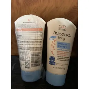 Aveeno Eczema Therapy 天然燕麥保濕無香乳霜、異膚濕疹、身體乳  5oz/141g