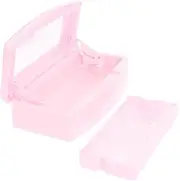 CAXUSD Nail Kits Sterilizer Tray Box Manicure Tool Sterilizer for Nail Tools Plastic Tray Included