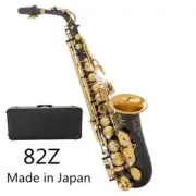 new Eb Alto Saxophone Brass Lacquered Gold E Flat Sax 82Z Woodwind Instrument