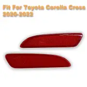 Pair Rear Bumper Reflectors Lights Fog Lamps For Toyota Corolla Cross 2020-2023 (for: Toyota)
