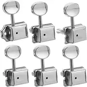 HANABASS 6pcs Acoustic Guitar Parts Locking Tuners Vintage Pegs for Electric Guitars Easy Quick Tuning