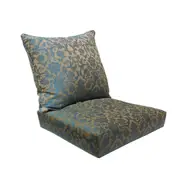 Affair Deep Seat Outdoor Cushion Set - Blue Damask