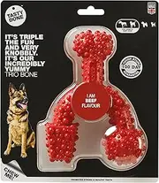 Tasty Bone Nylon Beef Trio Chew Dog Toy Large