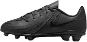 [Nike] Unisex Jr. Phantom Gx 2 Club Oxford Shoe, Black Black Deep Jungle, 8 US