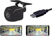 Smart World Company USB wireless reverse rear view camera to use it in your CarPlay infotainment screen for caravan and towing