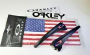 New Oakley Fuel Cell OO9096 - American Flag Stems w USA Microbag & Decal (Parts)