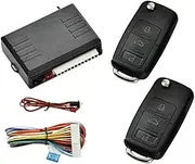 Universal Remote Control Central Door Lock Kit MASO Locking Keyless Entry Upgrade Kit with Contorl Box + 2 Replacement Remote Contorl for Car Central Door Lock