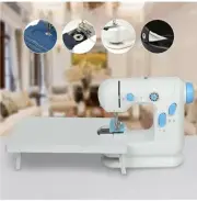306 Mini Sewing Machine for Beginners Portable Electric Sewing Machines w/ Table
