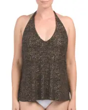 NEW MAGICSUIT MIRACLESUIT Two Piece TANKINI SWIMSUIT 10 $150 Golden Trish Halter