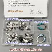 Dental Matrix Bands Ring Clamp Sectional Matrice Fit Garrison Palodent V3 System