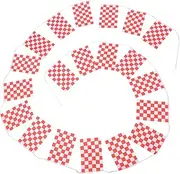 HAWILLOSCH Checkered Racing Flag String for Race Car Birthday Decorations Flags String for Party and Event Cheering for Race Track and Garden Decor