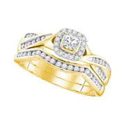 1/2CTW-Diamond FASHION BRIDAL SET
