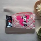 Disney Minnie Mouse Clear Cosmetics Make Up Bag Pencil Case 8X5X3