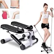 Mini Stepper Machine,Stepper Exercise Machine with Resistance Bands Household Multifunctional Exercise Equipment for WOM