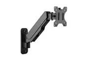 Brateck Single Screen Wall Mounted Gas Spring Monitor Arm,17'-32',Weight Capacity (per screen) 8kg;