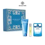 VERSACE 凡賽斯 雲淡風輕2023春季禮盒 (淡香水100ML+沐浴精150ML+隨身瓶10ML)《BEAULY倍莉》