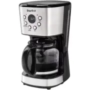 12-Cup Black Drip Coffee Maker Machine Stainless Steel Finish with LCD Display