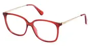 Max & Co. MO5104 066 Women’s Glasses Red Size 54 - Private Health Rebate - Blue Light Block Available