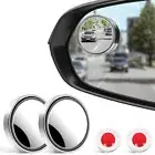 Blind Spot Mirror, 2'' Round HD Glass Frameless Convex, 2Pack Side Mirror