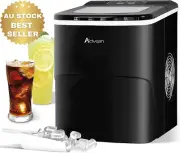 12kg Portable Ice Maker Machine Countertop with Scoop for Home Bar Black