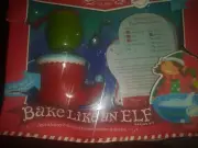New but damaged outer box Bake Like an Elf Christmas baking set kids holiday