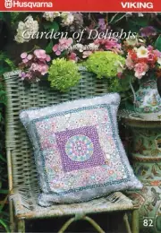Husqvarna VIKING Garden of Delights Kit #82 by Kaffe Fassett with Fabric