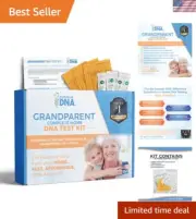 Home Grandparent DNA Test Kit | 46 DNA Genetic Marker Test, Unmatched Accurac...