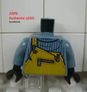 LEGO NEW Sand Blue Jonas Jr. Torso (1x) 6271774 Minifigure Part 76382