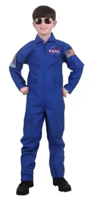Kids NASA Flight Coveralls With Official NASA Patch - Rothco Kids Flight Suit