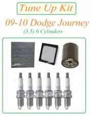 Tune Up For 09-10 Dodge Journey 3.5 V6: Spark Plug Air Filter Cabin Oil Filters