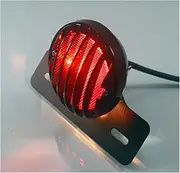 Indicators Flowing Turn Signal 1 Pcs CG125 Motorcycle Rear Tail Brake Light for GN/GG/GS125 Motorcycle Rear Light Turn Signal Indicator (Color : Black, Size : 1)