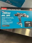 New Makita GPH01Z 40V MAX XGT Li-Ion Brushless Cordless 1/2" Hammer Driver‑Drill